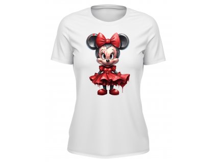 Damske-Tricko-s-kratkym-rukavem-tricko-pro-zeny-tricko-pro-divky-malfini-adler-Bloody-Minnie-bile-100%-bavlna-triko-s-potiskem