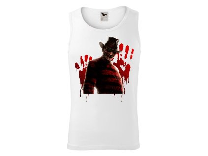 panske-bavlnene-tilko-s-potiskem-freddy-krueger-nocni-mura-v-elm-street-malfini-adler-100%-bavlna-bile