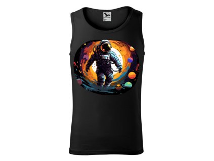 panske-bavlnene-tilko-s-potiskem-kosmonaut-vesmirny-cestovatel-vesmir-nasa-space-traveler-malfini-adler-100%-bavlna-cerne