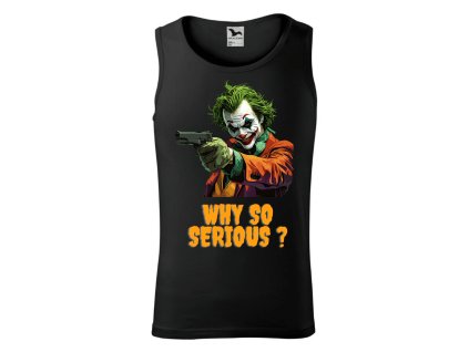 panske-bavlnene-tilko-s-potiskem-joker-why-so-serious-malfini-adler-100%-bavlna-cerne