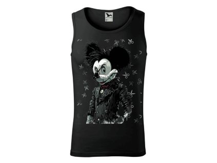 panske-bavlnene-tilko-s-potiskem-mickey-mouse-strihoruky-edward-minnie-mouse-disney-mickey-jako-strihoruky-edward-malfini-adler-100%-bavlna-cerne