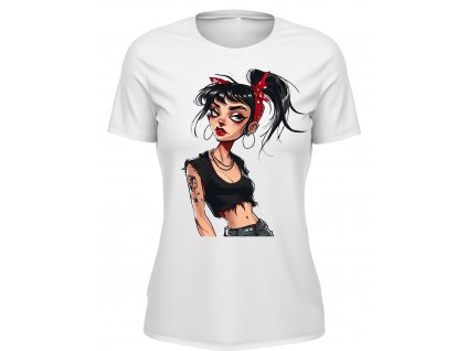 Damske-tricko-s-kratkym-rukavem-tricko-pro-zeny-rebelka-rebel-girl-malfini-adler-origo-motivy-100%-bavlna-bile-triko-s-potiskem