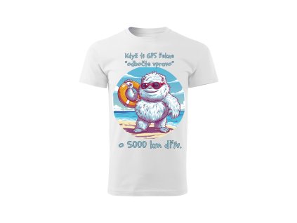 panske-bavlnene-tricko-s-potiskem-yetiho-na-dovolene-yeti-na-plazi-bigfoot-hollyday-malfini-adler-100%-bavlna-bile