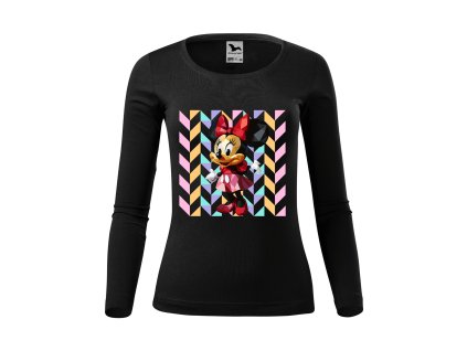 damske-bavlnene-tricko-s-dlouhym-rukavem-s-potiskem-minnie-mouse-mickey-mouse-disney-perfektni-vanocni-darek-netradicni-potisk-s-minnie-pro-milovnice-minnie-malfini-adler-100%-bavlna-cerne