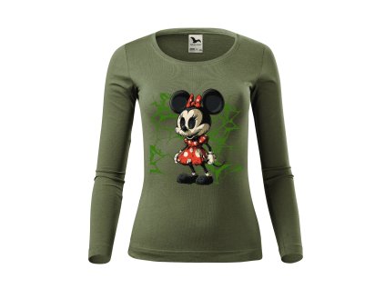 damske-bavlnene-tricko-s-dlouhym-rukavem-s-potiskem-strasidelne-minnie-mouse-mickey-mouse-disney-netradicni-potisk-s-minnie-pro-milovnice-minnie-perfektni-darek-na-vanoce-malfini-adler-100%-bavlna-khaki