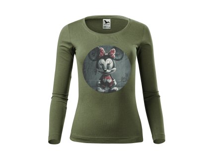 damske-bavlnene-tricko-s-dlouhym-rukavem-s-potiskem-psycho-minnie-mouse-mickey-mouse-disney-netradicni-strasidelny-potisk-s-minnie-pro-milovnice-minnie-perfektni-darek-na-vanoce-malfini-adler-100%-bavlna-khaki