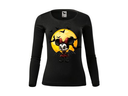 damske-bavlnene-tricko-s-dlouhym-rukavem-s-potiskem-minnie-mouse-jako-upirky-mickey-mouse-disney-netradicni-potisk-s-minnie-mouse-pro-milovnice-minnie-mouse-a-mickey-mouse-perfektni-darek-pro-zenu-na-vanoce-malfini-adler-100%-bavlna-cerna