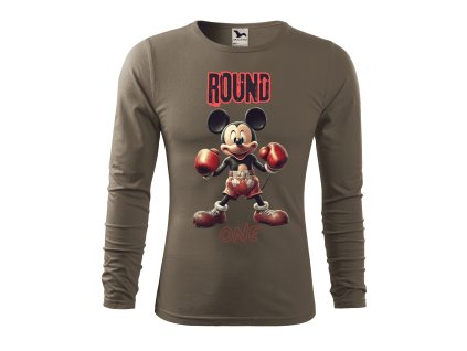 panske-bavlnene-tricko-s-dlouhym-rukavem-s-potiskem-mickey-mouse-jako-boxer-netradicni-potisk-mickey-mousem-pro-boxery-pro-milovniky-mickeyho-disney-vanocni-darek-darek-na-vanoce-malfini-adler-100%-bavlna-army