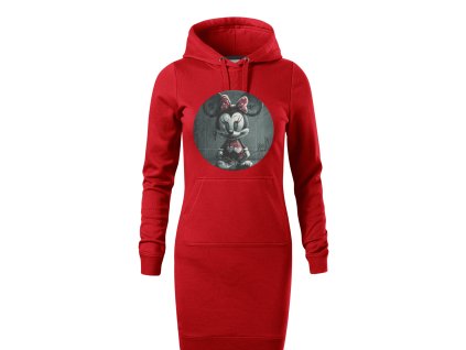 damska-dlouha-bavlnena-mikina-s-kapuci-a-klokankovou-kapsou-s-potiskem-psycho-minnie-mouse-netradicni-minnie-mouse-disney-mickey-mouse-darek-na-vanoce-vanocni-darek-malfini-adler-65%-bavlna-35%-polyester-cervena