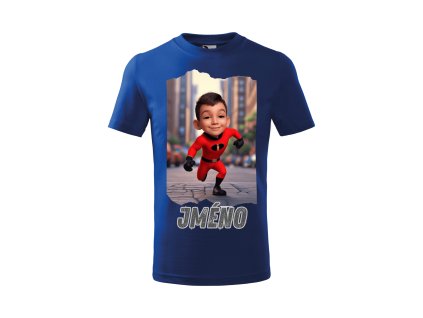 chlapecke-bavlnene-personalizovane-tricko-s-kratkym-rukavem-pan-uzasnak-vanocni-darek-darek-na-vanoce-malfini-adler-100%-bavlna-modra