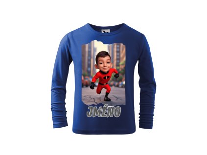 chlapecke-bavlnene-personalizovane-tricko-s-dlouhym-rukavem-pan-uzasnak-darek-na-vanoce-vanocni-darek-malfini-adler-100%-bavlna-modra