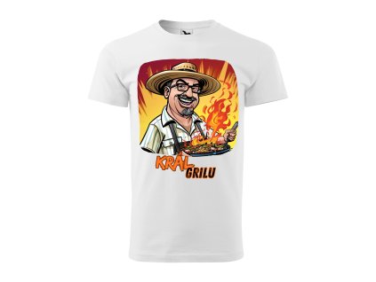 panske-bavlnene-darkove-tricko-mistr-grilu-kral-grilu-pro-otce-syna-dedu-kamarada-darek-pro-muze-malfini-adler-100%-bavlna-bile-bila