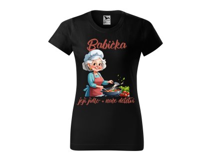 damske-bavlnene-darkove-tricko-pro-babicku-darek-pro-babicky-vtipne-darkove-tricko-pro-babicku-malfini-adler-100%-bavlna-cerna-cerne