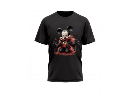 Panske-Tricko-s-kratkym-rukavem-tricko-pro-pany-tricko-pro-muze-malfini-adler-Mickey-Mouse-Horror-horor-disney-cerne-100%-bavlna-triko-s-potiskem