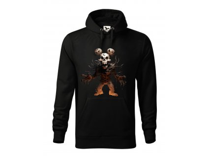 Panska-mikina-s-kapuci-Mikina-pro-pany-Mikina-pro-muze-Dead-Mickey-Mouse-Disney-Creepy-malfini-adler-mikina-s-potiskem-cerna-65%-bavlna-35%-polyester