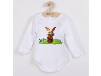 originalni-kojenecke-body-s-dlouhym-rukavem-body-pro-miminka-kralicek-bunny-100%-bavlna-bile