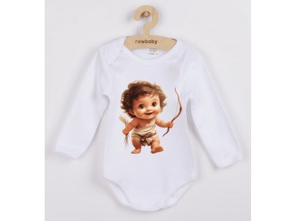 originalni-kojenecke-body-s-kratkym-rukavem-body-pro-miminka-chlapecek-s-lukem-cupid-andilek-100%-bavlna-bile