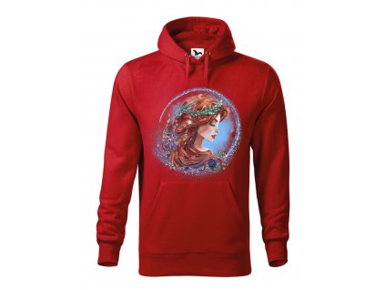 damska-mikina-s-kapuci-mikina-pro-manzelku-mikina-s-potiskem-perfektni-darek-malfini-adler-vila-s-kvetinami-kvetiny-vily-65%-bavlna-35%-polyester-cervena-tip-na-darek