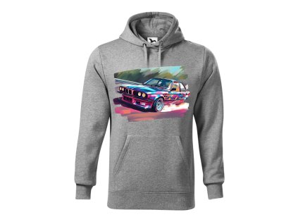 panska-mikina-s-kapuci-mikina-s-potiskem-mikina-s-klokankovou-kapsou-bmw-retro-E46-E28-E36-furt-bokem-malfini-adler-65%-bavlna-35%-polyester-perfektni-darek-mikina-pro-muze-seda