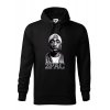 panska-mikina-s-kapuci-a-klokankovou-kapsou-uni-mikina-s-kapuci-mikina-s-potiskem-2-pac-raper-tupac-perfektni-darek-old-school-rap-malfini-adler-65%-bavlna-35%-polyester-cerna