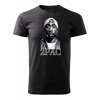 panske-bavlnene-tricko-s-kratkym-rukavem-panske-tricko-s-potiskem-2-pac-tupac-panske-tricko-s-potiskem-rapera-darek-pro-pritele-darek-pro-tatku-darek-pro-manzela-rapgod-rapwolrd-malfini-adler-100%-bavlna-cerne