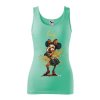 damske-bavlnene-tilko-s-potiskem-minnie-mouse-disney-mickey-mouse-modreni-minnie-mouse-netradicni-minnie-mouse-malfini-adler-100%-bavlna-matove-zelene