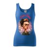 damske-bavlnene-tilko-s-potiskem-frida-kahlo-malfini-adler-100%-bavlna-modre