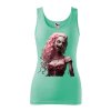damske-bavlnene-tilko-s-potiskem-zombie-barbie-damske-tilko-s-originalnim-potiskem-pro-zeny-malfini-adler-100%-bavlna-zelene-matove