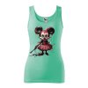 damkse-bavlnene-tilko-s-potiskem-minnie-mouse-crazy-minnie-bloody-minnie-minnie-mouse-mickey-mouse-disney-damske-tilko-s-originalni-minnie-mickey-malfini-adler-100%-bavlna-matove-zelene