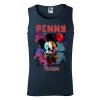 panske-bavlnene-tilko-s-potiskem-mickey-mouse-pennywise-it-penny-mouse-hororovy-mickey-mouse-malfini-adler-100%-bavlna-namorni-modra