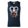 panske-bavlnene-tilko-s-potiskem-mickey-mouse-artistic-mickey-mouse-umelecky-mickey-mouse-disney-malfini-adler-100%-bavlna-modre-namornicka-modra