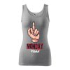 damske-bavlnene-tilko-s-potiskem-monday-mood-pro-odpurce-pondeli-nesnasim-pondeli-i-hate-monday-fucking-monday-malfini-adler-100%-bavlna-sede