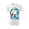 panske-bavlnene-tricko-s-vtipnym-potiskem-yetiho-na-dovolene-yeti-u-bazenu-malfini-adler-100%-bavlna-bile