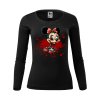 damske-bavlnene-tricko-s-dloihym-rukavem-s-potiskem-minnie-mouse-mickey-mouse-disney-zombie-minnie-netradicni-potisk-s-minnie-malfini-adler-100%-bavlna-cerna
