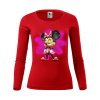 damske-bavlnene-tricko-s-dlouhym-rukavem-s-potiskem-minnie-mouse-z-geometrickych-tvaru-disney-mickey-mouse-netradicni-potisk-s-minnie-skveli-darek-na-vanoce-malfini-adler-100%-bavlna-cervene