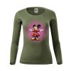 damske-bavlnene-tricko-s-dlouhym-rukavem-s-originalnim-potiskem-minnie-mouse-mickey-mouse-disney-pixel-32-bit-100%-bavlna-malfini-adler-perfektni-darek-na-vanoce-khaki