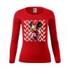 damske-bavlnene-tricko-s-dlouhym-rukavem-s-potiskem-minnie-mouse-mickey-mouse-disney-perfektni-vanocni-darek-netradicni-potisk-s-minnie-pro-milovnice-minnie-malfini-adler-100%-bavlna-cervene