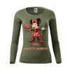 damske-bavlnene-tricko-s-dlouhym-rukavem-s-vtipnym-potiskem-minnie-mouse-mickey-mouse-netradicni-potisk-s-minnie-pro-milovnice-minnie-mouse-perfektni-darek-malfini-adler-100%-bavlna-khaki
