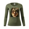 damske-bavlnene-tricko-s-dlouhym-rukavem-abstraktni-potisk-divka-ztracena-v-case-originalni-damsky-potisk-malfini-adler-perfektni-vanocni-darek-100%-bavlna-khaki