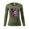 damske-bavlnene-tricko-s-dlouhym-rukavem-s-potiskem-minnie-mouse-mickey-mouse-disney-netradicni-potisk-s-minnie-pro-milovnice-minnie-a-mickey-darek-na-vanoce-vanocni-darek-pro-manzelku-milenku-partnerku-sestru-dceru-malfini-adler-100%-bavlna-khaki