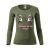 damske-bavlnene-tricko-s-dlouhym-rukavem-s-vtipnym-originalnim-potiskem-kozy-necum-mi-na-kozy-malfini-adler-vtipny-vanocni-darek-vtipny-darek-na-vanoce-malfini-adler-100%-bavlna-khaki