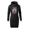 damska-dlouha-bavlnena-mikina-s-kapuci-a-klokankovou-kapsou-s-netradicinim-originalnim-potiskem-umelecka-minnie-mouse-disney-mickey-mouse-vanocni-darek-darek-na-vanoce-malfini-adler-65%-bavlna-35%-polyester-cerna