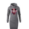 damska-bavlnena-mikina-s-kapuci-a-klokankovou-kapsou-s-potiskem-kvetinova-minnie-mouse-disney-mickey-mouse-netradicni-potisk-s-minnie-mouse-vanocni-darek-darek-na-vanoce-malfini-adler-65%-bavlna-35%-polyester-seda