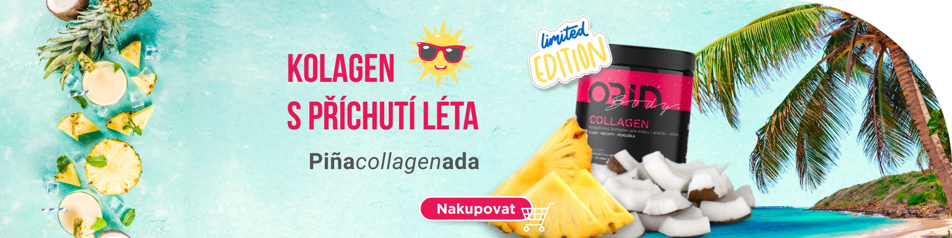 ORIN Beauty kolagen – Ananas & Kokos limited edition