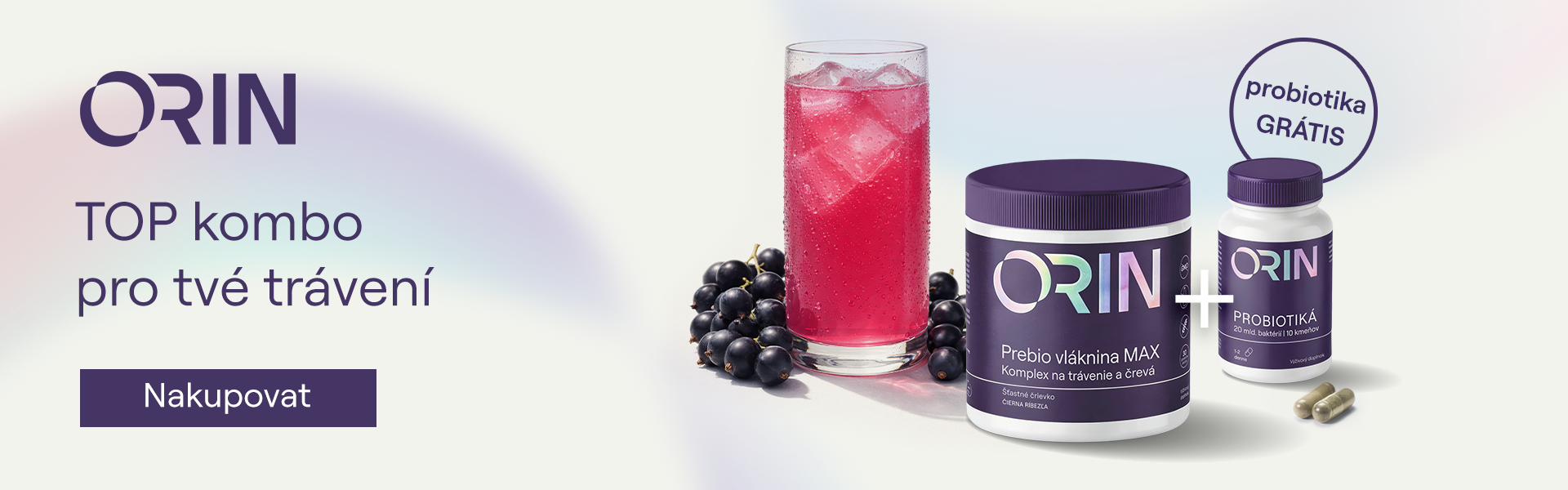 Vláknina + Probiotiká