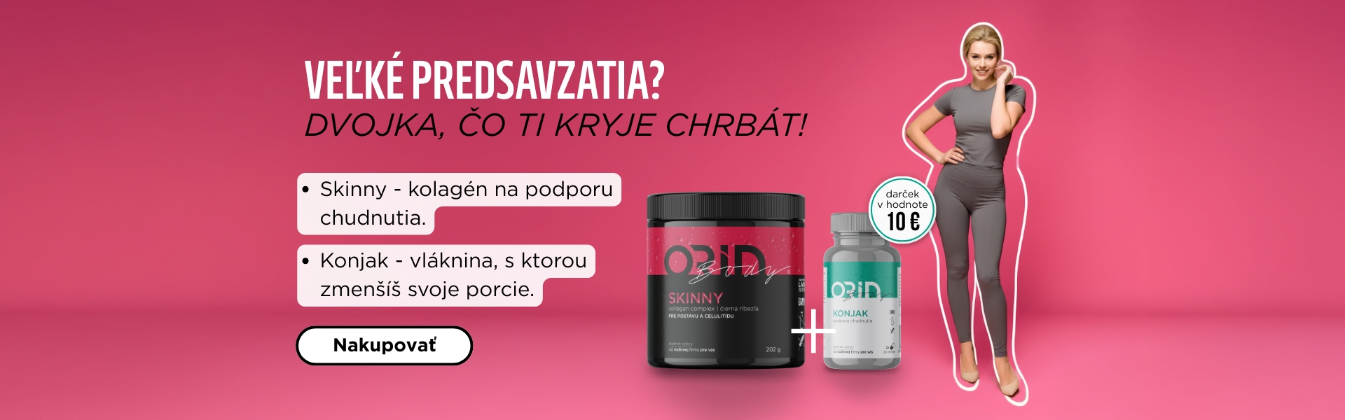 ORIN Skinny kolagén + vláknina Konjak