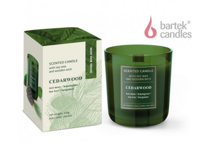 Svíčka ve skle 150g Cedarwood