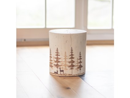 Jasanový špalek - motiv les