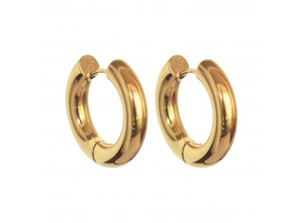 Ornamenti.cz MAVOLLA, náušnice Large Hoops gold