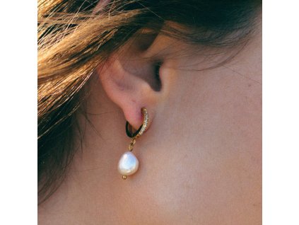 freshwater pearl hoop earrings 3
